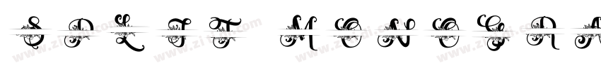 Split Monogram字体转换 Split Monogram字体转换